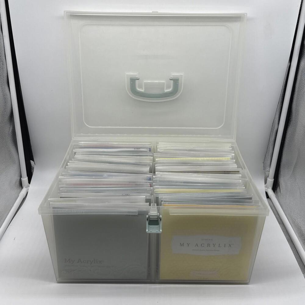 LOT Of 50 - Close To My Heart STAMPS W/ CTMH Storage Case HUGE LOT